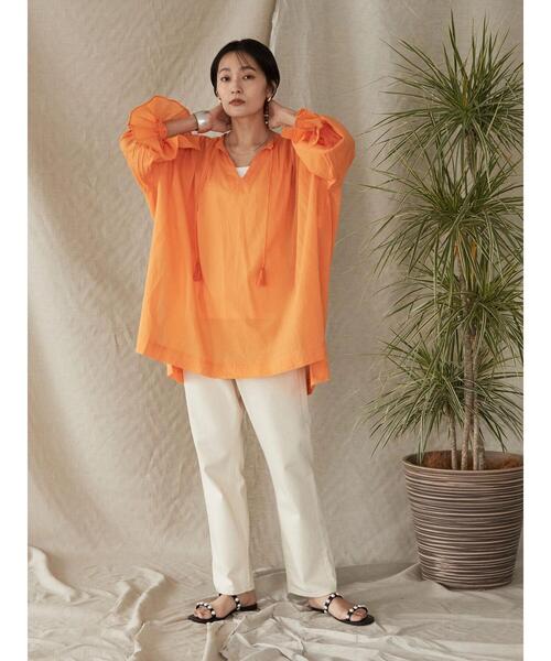 AMERICAN HOLIC（アメリカンホリック）の「ストレートパンツ（デニムパンツ・レディース・インディゴブルー/ナチュラル・S/M/L）」の22枚目の写真