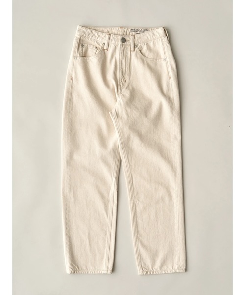 AMERICAN HOLIC（アメリカンホリック）の「ストレートパンツ（デニムパンツ・レディース・インディゴブルー/ナチュラル・S/M/L）」の4枚目の写真
