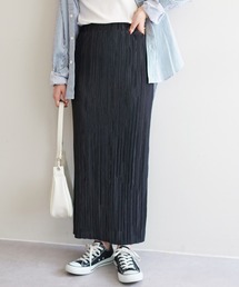 DISCOAT | サテンミニプリーツナロースカート(スカート)