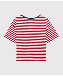 プチバトー ワイドフィットボーダー Tシャツ ネイビー Lサイズ レディース fd4427-02_2.jpg