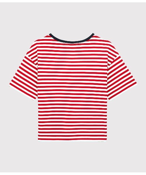 PETIT BATEAU（プチバトー）の「ワイドフィットボーダーTシャツ