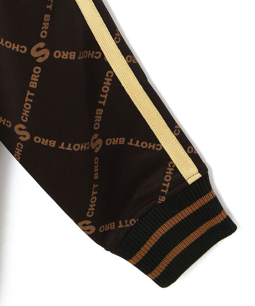 schott（ショット）の「Schott/ショット/LOGO PATTERN JERSEY JACKET/ロゴパターン ジャージ ジャケット（ジャージ・メンズ・ブラック/その他・LARGE/X-LARGE/XX-LARGE/MEDIUM）」の8枚目の写真