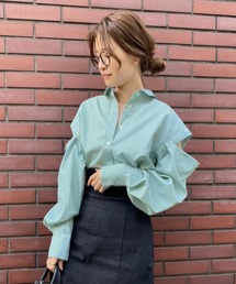 one after another NICE CLAUP | 肩開きマルチwayシャツ(シャツ/ブラウス)