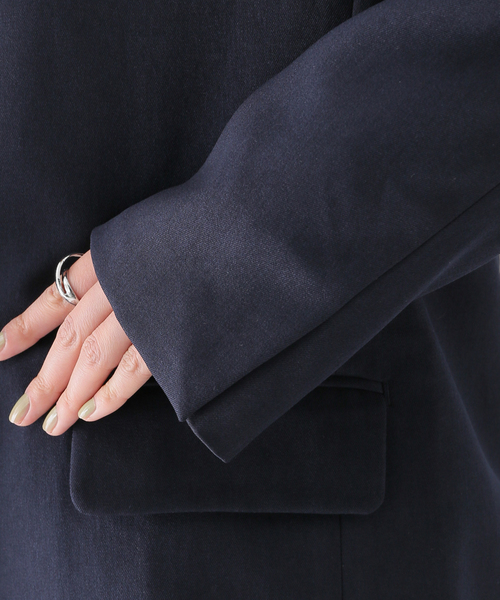 JOINT WORKS(ジョイントワークス)の「J-オーバーサイズテーラードジャケット(テーラードジャケット・レディース・ネイビー/グレー・FREE)」の14枚目の写真