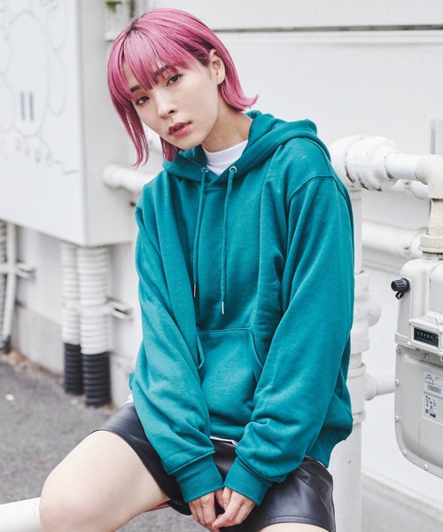 THE STANDARD(ザスタンダード)の「WEGO/【セットアップ対応商品】スタンダードプルオーバーパーカ(パーカー・メンズ・オレンジ/グリーン/ブラック/杢グレー/オフホワイト/ネイビー・SMALL/MEDIUM/LARGE)」の1枚目の写真