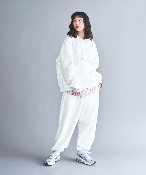 THE STANDARD(ザスタンダード)の「WEGO/【セットアップ対応商品】スタンダードプルオーバーパーカ(パーカー・メンズ・オレンジ/グリーン/ブラック/杢グレー/オフホワイト/ネイビー・SMALL/MEDIUM/LARGE)」の12枚目の写真