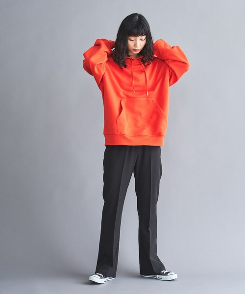 THE STANDARD(ザスタンダード)の「WEGO/【セットアップ対応商品】スタンダードプルオーバーパーカ(パーカー・メンズ・オレンジ/グリーン/ブラック/杢グレー/オフホワイト/ネイビー・SMALL/MEDIUM/LARGE)」の17枚目の写真