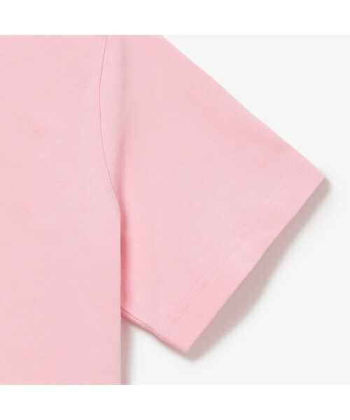 LACOSTE L!VE（ラコステライブ）の「ラコステライブ ソリッドクルーネックTシャツ（Tシャツ/カットソー・メンズ・ブラック/ホワイト/ブルー/ピンク・XS/M/L/LL/S）」の9枚目の写真