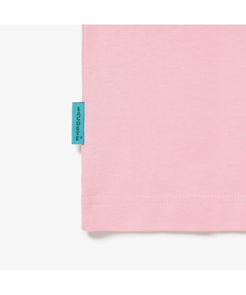 LACOSTE L!VE（ラコステライブ）の「ラコステライブ ソリッドクルーネックTシャツ（Tシャツ/カットソー・メンズ・ブラック/ホワイト/ブルー/ピンク・XS/M/L/LL/S）」の10枚目の写真