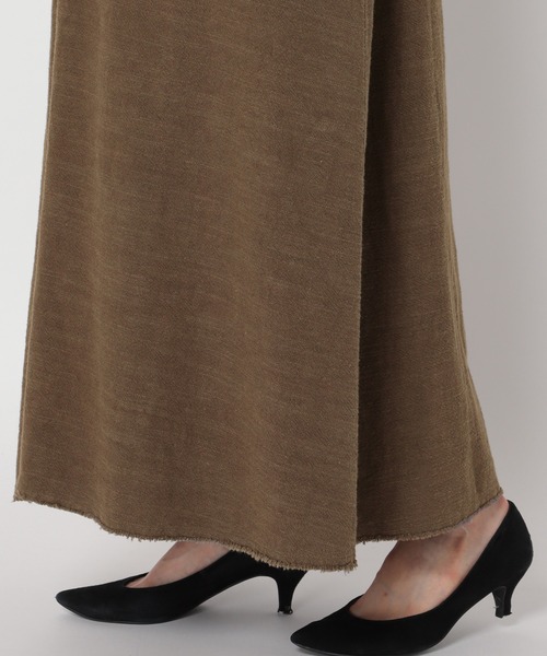 JOURNAL STANDARD relume(ジャーナルスタンダード レリューム)の「リネンコットンカットオフVネックワンピース(ワンピース・レディース・カーキ・FREE)」の13枚目の写真