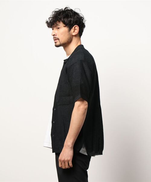 NCB neat caprice brand（エヌシービーニートカプリスブランド）の「NCB neat caprice brand(エヌシービーニートカプリスブランド) ニットカーディガン（ニット/セーター・メンズ・ブラック・MEDIUM）」の2枚目の写真