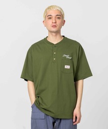 XLARGE | HENLEY NECK S/S POCKET TEE(Tシャツ/カットソー)