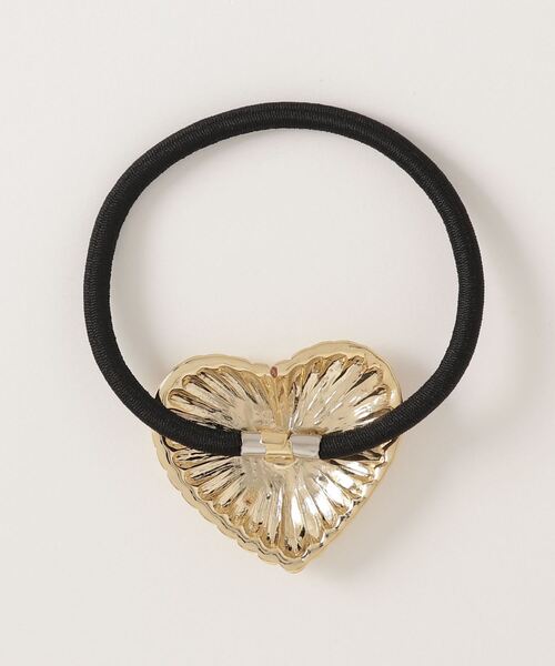 ANCHOR（アンカー）の「スタンプワーク ヘアゴム ビッグ クリア ハート（ヘアゴム・メンズ・シルバー/ゴールド・FREE）」の3枚目の写真