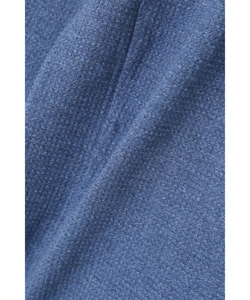 HIGH STREET（ハイストリート）の「HIGH STREET∴ワッフル7分袖テーラーカーディガン（カーディガン/ボレロ・メンズ・ブルー系1・M/LL）」の14枚目の写真