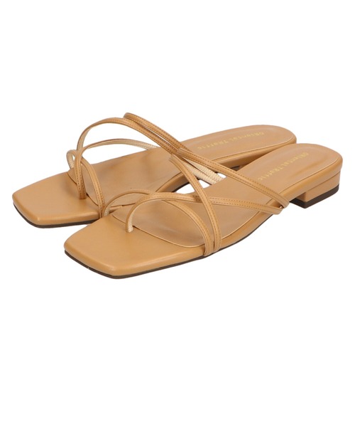 ORiental TRaffic by yuri（オリエンタルトラフィックバイユリ）の「新色追加 ZOZOTOWN限定 クロスストラップトングフラットサンダル/21293（サンダル・レディース・ホワイト/ブラック/ブラウン/シルバー・LL/S/M/L）」の19枚目の写真