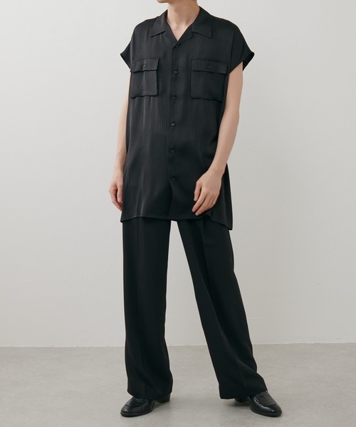 Lui's（ルイス）の「【SILLIS / シリス】 ノースリーブシャツ（シャツ/ブラウス・メンズ・ブラック/グレー・44/46）」の5枚目の写真