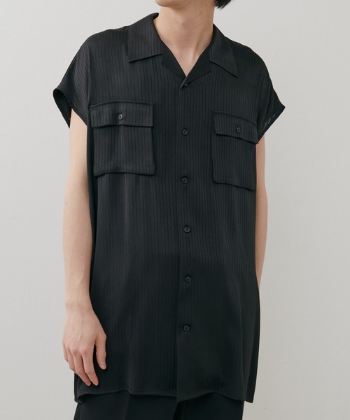 Lui's（ルイス）の「【SILLIS / シリス】 ノースリーブシャツ（シャツ/ブラウス・メンズ・ブラック/グレー・44/46）」の11枚目の写真