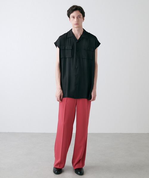 Lui's（ルイス）の「【SILLIS / シリス】 ノースリーブシャツ（シャツ/ブラウス・メンズ・ブラック/グレー・44/46）」の15枚目の写真