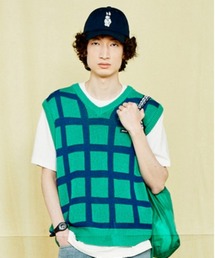 【87MM / Mmlg】NET KNIT VEST / パルチムエムエム Mmlg ネット ニット ベスト