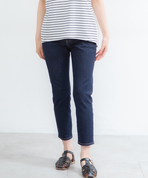 Honeys(ハニーズ)の「デニムスキニー(股下61cm)(デニムパンツ・レディース・ライトインディゴブルー/ワンウォッシュ・LL/SS/S/M/L)」の18枚目の写真