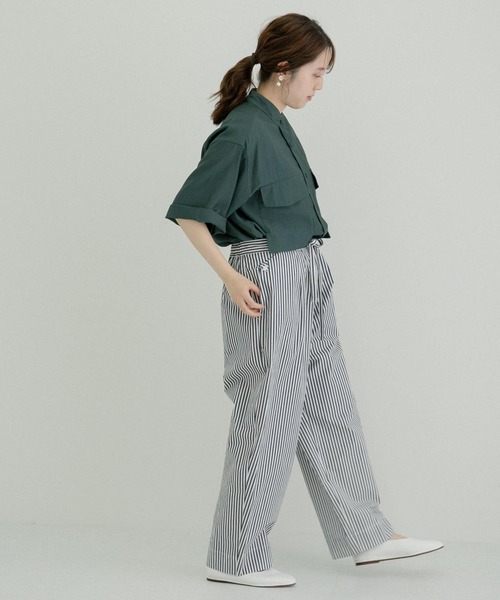 LAATO(ラート)の「BONTAN EASY PANTS(その他パンツ・レディース・ブラック/オレンジ/ストライプ・FREE)」の5枚目の写真