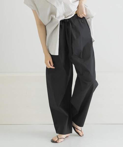 LAATO(ラート)の「BONTAN EASY PANTS(その他パンツ・レディース・ブラック/オレンジ/ストライプ・FREE)」の7枚目の写真