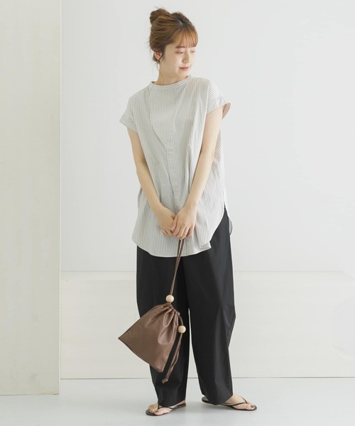 LAATO(ラート)の「BONTAN EASY PANTS(その他パンツ・レディース・ブラック/オレンジ/ストライプ・FREE)」の13枚目の写真