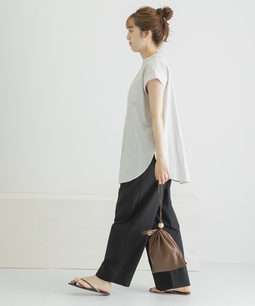 LAATO(ラート)の「BONTAN EASY PANTS(その他パンツ・レディース・ブラック/オレンジ/ストライプ・FREE)」の15枚目の写真