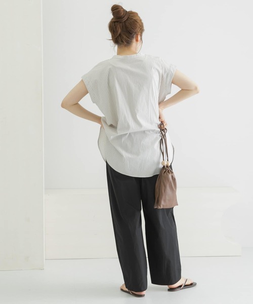 LAATO(ラート)の「BONTAN EASY PANTS(その他パンツ・レディース・ブラック/オレンジ/ストライプ・FREE)」の16枚目の写真