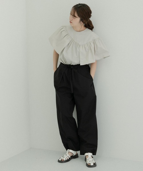 LAATO(ラート)の「BONTAN EASY PANTS(その他パンツ・レディース・ブラック/オレンジ/ストライプ・FREE)」の21枚目の写真