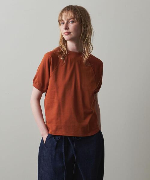 Steven Alan(スティーブンアラン)の「<Steven Alan>HIGH GAUGE SWEAT PULLOVER/トップス(Tシャツ/カットソー・レディース・ライトグレー/ブラック/オレンジ・FREE)」の4枚目の写真
