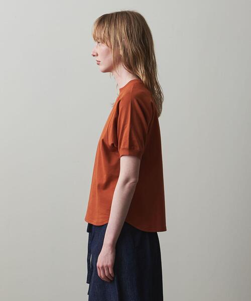 Steven Alan(スティーブンアラン)の「<Steven Alan>HIGH GAUGE SWEAT PULLOVER/トップス(Tシャツ/カットソー・レディース・ライトグレー/ブラック/オレンジ・FREE)」の5枚目の写真