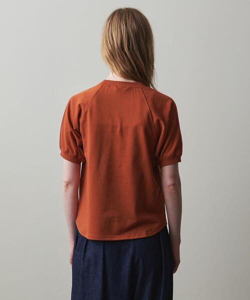 Steven Alan(スティーブンアラン)の「<Steven Alan>HIGH GAUGE SWEAT PULLOVER/トップス(Tシャツ/カットソー・レディース・ライトグレー/ブラック/オレンジ・FREE)」の6枚目の写真