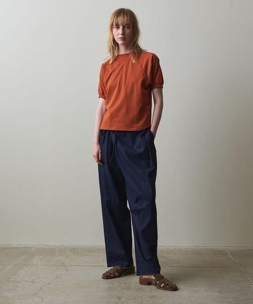 Steven Alan(スティーブンアラン)の「<Steven Alan>HIGH GAUGE SWEAT PULLOVER/トップス(Tシャツ/カットソー・レディース・ライトグレー/ブラック/オレンジ・FREE)」の7枚目の写真