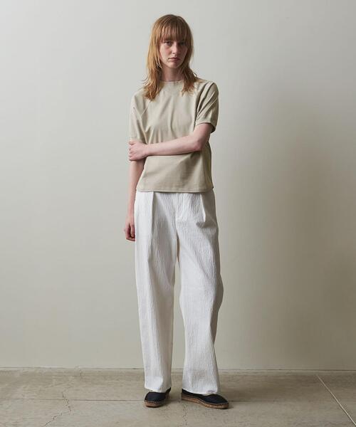 Steven Alan(スティーブンアラン)の「<Steven Alan>HIGH GAUGE SWEAT PULLOVER/トップス(Tシャツ/カットソー・レディース・ライトグレー/ブラック/オレンジ・FREE)」の9枚目の写真