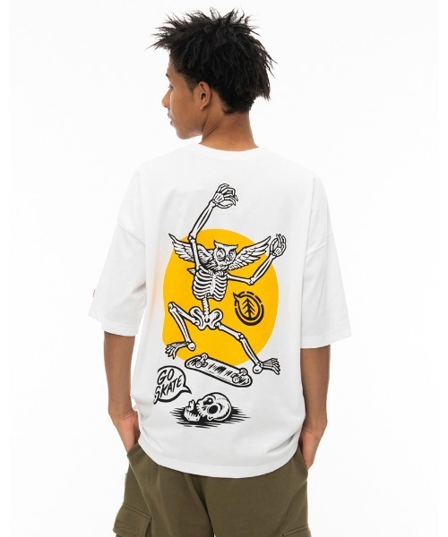 ELEMENT(エレメント)の「ELEMENT メンズ FLLIPIN SS Tシャツ 【2022年夏モデル】/エレメント半袖Tシャツ(Tシャツ/カットソー・メンズ・ブラック/ホワイト・LARGE/MEDIUM/X-LARGE)」の11枚目の写真