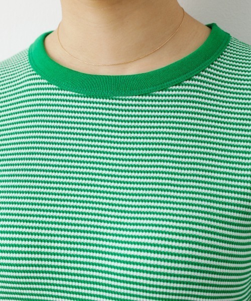 RODEO CROWNS WIDE BOWL（ロデオクラウンズワイドボウル）の「ボーダーリブTシャツ（Tシャツ/カットソー・レディース・ブラック系その他/グリーン系その他/オレンジ系その他・FREE）」の15枚目の写真