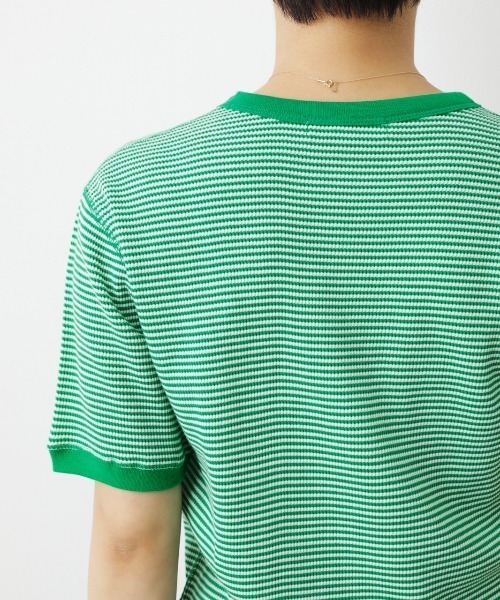 RODEO CROWNS WIDE BOWL（ロデオクラウンズワイドボウル）の「ボーダーリブTシャツ（Tシャツ/カットソー・レディース・ブラック系その他/グリーン系その他/オレンジ系その他・FREE）」の17枚目の写真