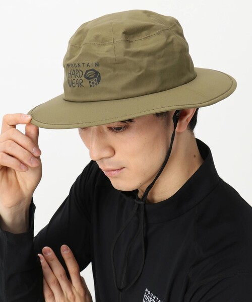 MOUNTAIN HARDWEAR(マウンテンハードウェアー)の「【Mountain Hardwear】コヒージョンハット(ハット・メンズ・ベージュ/ブラック・M)」の2枚目の写真