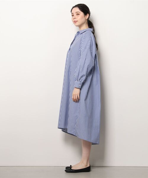 NANO universe(ナノユニバース)の「ドルマンシャツワンピース(シャツワンピース・レディース・その他1/ベージュ系その他2/ホワイト・FREE)」の4枚目の写真