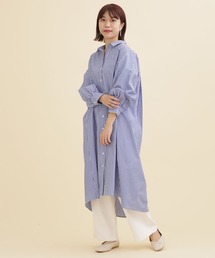 NANO universe | ドルマンシャツワンピース(シャツワンピース)