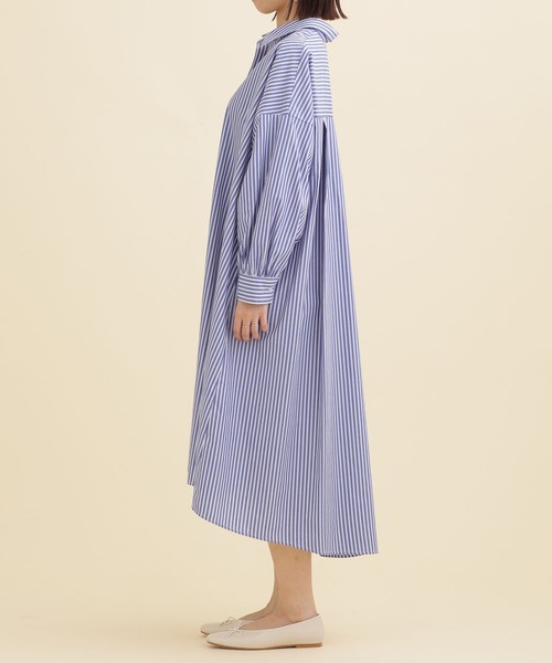 NANO universe(ナノユニバース)の「ドルマンシャツワンピース(シャツワンピース・レディース・その他1/ベージュ系その他2/ホワイト・FREE)」の10枚目の写真