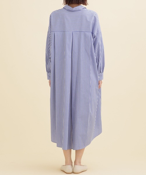 NANO universe(ナノユニバース)の「ドルマンシャツワンピース(シャツワンピース・レディース・その他1/ベージュ系その他2/ホワイト・FREE)」の11枚目の写真