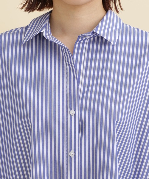 NANO universe(ナノユニバース)の「ドルマンシャツワンピース(シャツワンピース・レディース・その他1/ベージュ系その他2/ホワイト・FREE)」の12枚目の写真