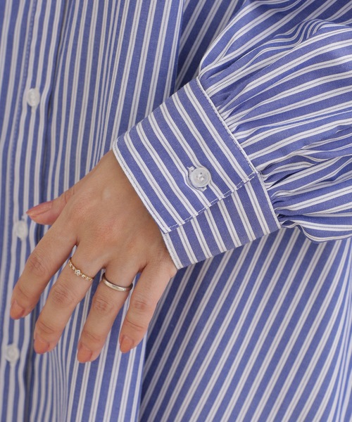 NANO universe(ナノユニバース)の「ドルマンシャツワンピース(シャツワンピース・レディース・その他1/ベージュ系その他2/ホワイト・FREE)」の14枚目の写真