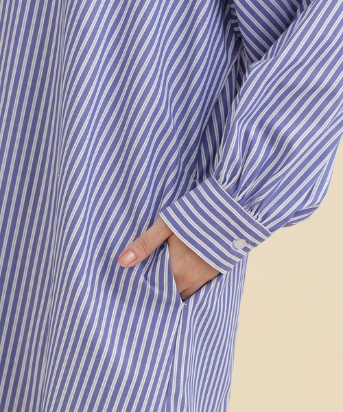 NANO universe(ナノユニバース)の「ドルマンシャツワンピース(シャツワンピース・レディース・その他1/ベージュ系その他2/ホワイト・FREE)」の15枚目の写真