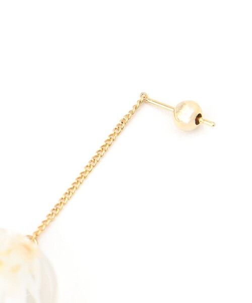 ANEVER（アンエバー）の「【Lily of the valley】ドロップ ピアス（ピアス（両耳用）・レディース・ホワイト系/アイボリー系・F）」の3枚目の写真