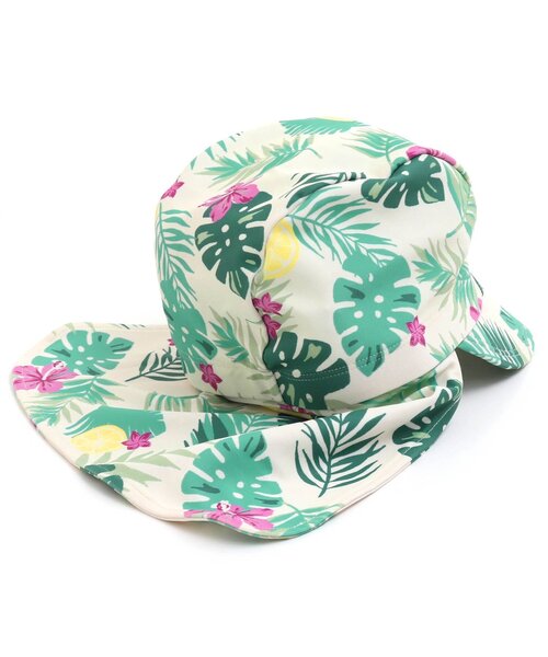 BREEZE（ブリーズ）の「日よけ付きスイムキャップ_UVカット（スイムグッズ・キッズ・イエロー/ミント/ネイビー/ピンク/グリーン/ブルー/ライム/ラベンダー・56/50）」の14枚目の写真