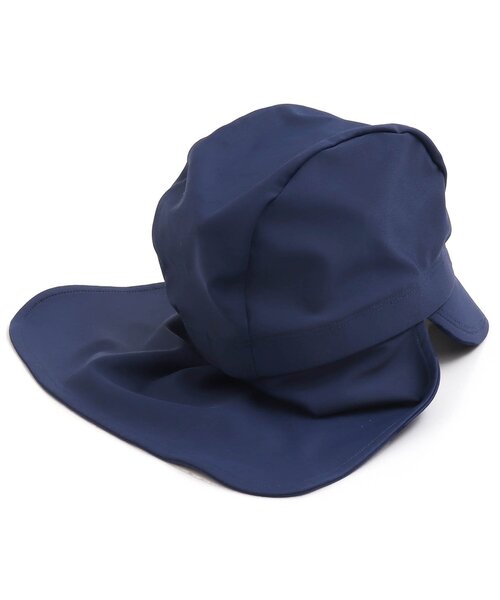 BREEZE（ブリーズ）の「日よけ付きスイムキャップ_UVカット（スイムグッズ・キッズ・イエロー/ミント/ネイビー/ピンク/グリーン/ブルー/ライム/ラベンダー・56/50）」の16枚目の写真