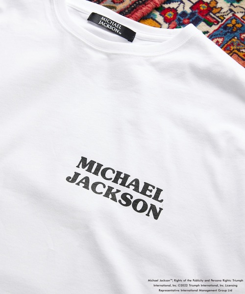 JOURNAL STANDARD relume(ジャーナルスタンダード レリューム)の「【MICHAEL JACKSON / マイケルジャクソン】BEST TRACKS Tシャツ(Tシャツ/カットソー・メンズ・ホワイト/ブラック/ホワイト系その他/ブラック系その他/ホワイト系その他2/ブラック系その他2・MEDIUM/X-LARGE)」の12枚目の写真